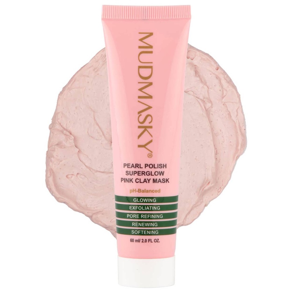 Mud masks Pearl Polish Superglow Pink Clay Mask